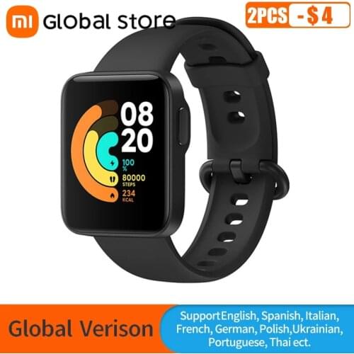Global Version Xiaomi Mi Watch Lite GPS Fitness Tracker Heart Rate Monitor Sport Bracelet 1.4 Inch Bluetooth 5.0 Smartwatch