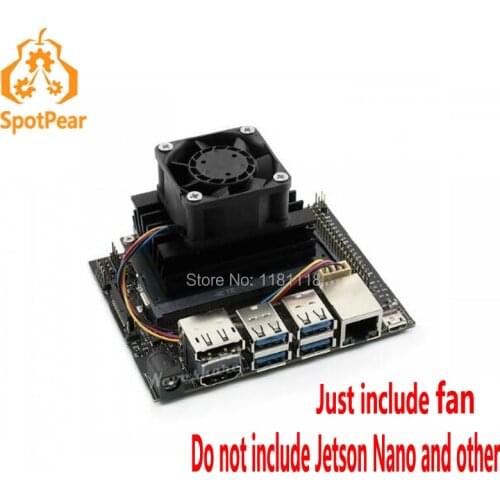 Jetson nano dedicated cooling fan-4020-pwm-5v, pwm speed adjustment, strong cooling air