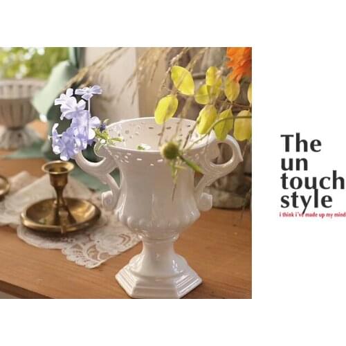 Export ceramic hollowed out flower ware and household decoration utensils