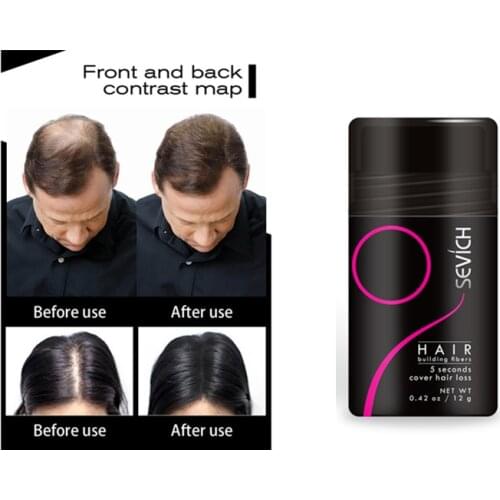 12G Keratin Thicker Hair Building Fibers Full Concealer Hair Instantly Refill Refill Thickening Hair Powders for Men & Women