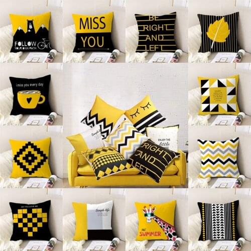 Cotton Square Pillow With Cover Printed Pattern Home Hotel Travel High Quality Pillow Plus Pillow Cover Easy To Wash