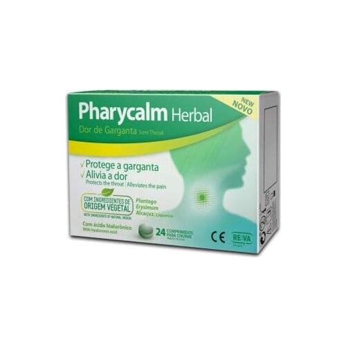 Reva-Health Pharycalm Herbal Dolor de Garganta 24 Comprimidos - 1 unidad