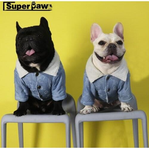 Fashion Pet Jacket Coat Winter Warm Dog Clothes for Small Medium Dogs French Bulldog Corgi Chihuahua Pug Costume GLC04