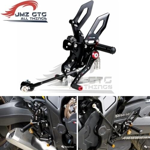 MOTO-TRON Motorcycle CNC Adjustable Rear Set Rearsets Footrest Foot Rest For HONDA CBR650R.F 2019-CB650R.F 2014-2018
