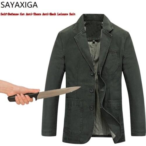 Self-Defense Clothes Suit Security Anti-cut Anti-Stab Anti-Sharp Blazer Military Stealth Defensa Police Personal Tactic Clothing