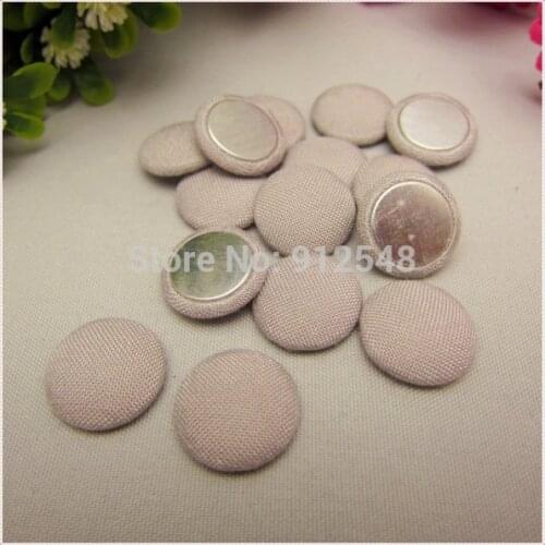 50 pcs 15mm Solid Fabric Covered flat back Buttons, Cloth Covered Buttons, garment accessories,XK569