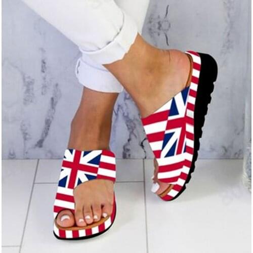 Women PU Leather Shoes Comfy Platform Flat Sole Ladies Casual Soft Big Toe Foot Correction Sandal Orthopedic Bunion Corrector202