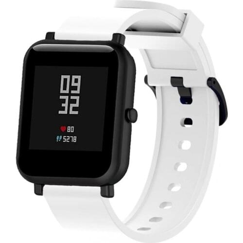 Replacement Strap for Xiaomi Huami Amazfit BIP Smart Watch,Silicone Sports Watchband, Multi-color Optional