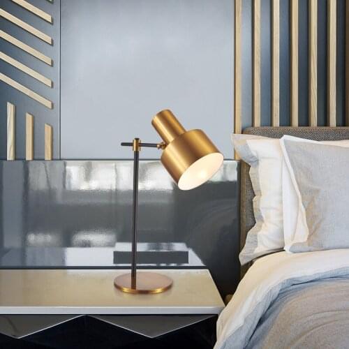 Modern Iron Gold Creative Art Deco Table Lamp Glass Desk Lamp Study/Bedside Table Lighting E27 Milky Round Ball Shade Table Lamp