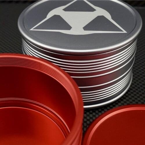 EDC Storage box outdoor aluminium alloy cylinder tank cans box multifunction tools ultralight portable EDC case container