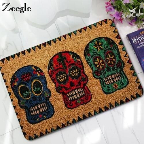 Zeegle Rubber Doormat Outdoor Entrance Mats Anti-slip Kids Room Carpet Bedside Rugs Home Floor Mats Bathroom Carpets Kitchen Mat
