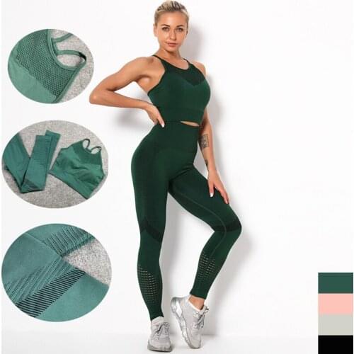 Womens Sports Underwear Peach Hip Fitness Pants High Waist Skinny Hollow Suit Fitness Sports Yoga Pants Set