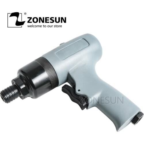 ZONESUN R-7220 10mm Pneumatic Tools Air tools Air Screwdriver Strong Powerful Tools Double Hammer Air Impact Wrench Gun Style