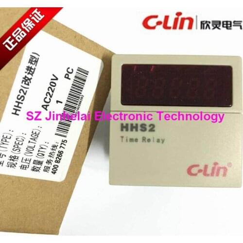 100%New and original HHS2 (DH48L) C-Lin Time relay AC220V (attached Base support)