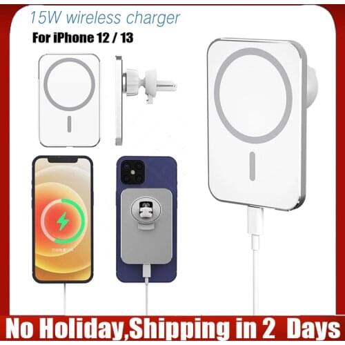 15W Wireless Magnetic for Magsafing Car Charger Airvent Mount Magnet Phone Car Holder for iPhone 12 Pro Max 12 Mini 12