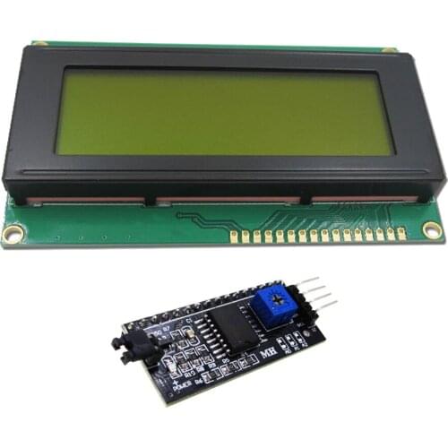 5sets LCD2004+I2C 2004 20x4 2004A Blue/Green screen HD44780 Character LCD /w IIC/I2C Serial Interface Adapter Module