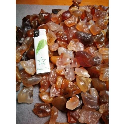 Alxa League Natural Rough Agate Gobi Agate Alxa Burgundy Sugar Core Agate