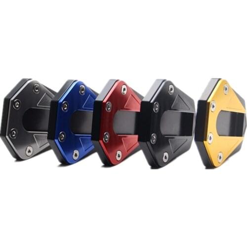 Motorcycle CNC Aluminum Foot Kickstand Extension Pad Plate Side Stand Enlarger For Benelli TRK 502 2017-2018