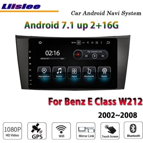 Car Stereo Radio Android Multimedia For Mercedes Benz E W212 2002- 2008 HD Screen Display TV GPS Navigation System