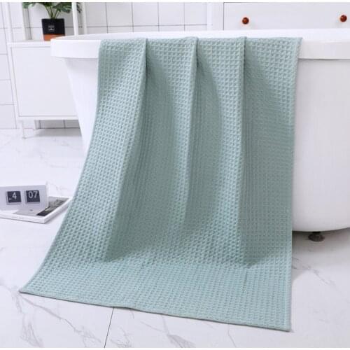 Inron Bath Towel Bathroom Solid Color White Terry Washcloth Travel Sports Towels
