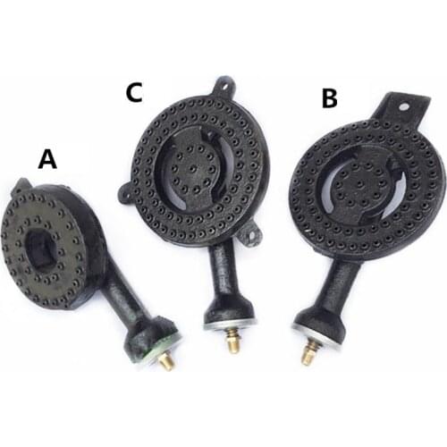 Cast iron propane burner head with cast iron fitting orifice For Clay pot stove Gas stove cast iron propane burner parts