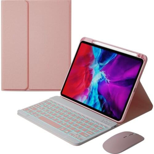 Backlight Bluetooth Keyboard shell For iPad Air 4 10.9 Case Magnetic TPU cover For Pro 11 2021 2018 2020 Funda + Pen slot+ Mouse