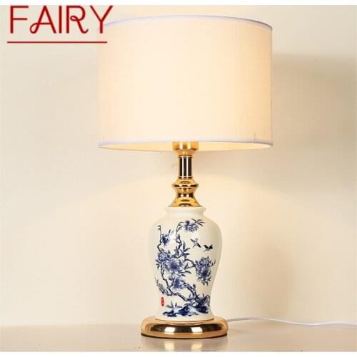 FAIRY Table Lamps Modern LED Luxury Design Creative Ceramic Desk Lights For Home Bedroom