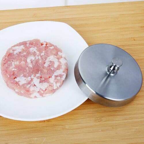 Creative Stuffed Non-stick Hamburger Beef Burger Press Mould Stainless Steel BBQ Barbecue Kitchen Tool 9.5cm Burger form