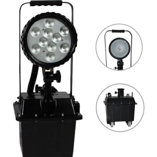 FW6101 Led explosion-proof strong light / floodlight lifting portable hand pull mobile emergency repair work light