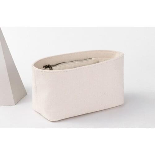 Canvas bag middle bag bucket bag liner female Japan and South Korea new ultra-light food basket finishing lined bag support