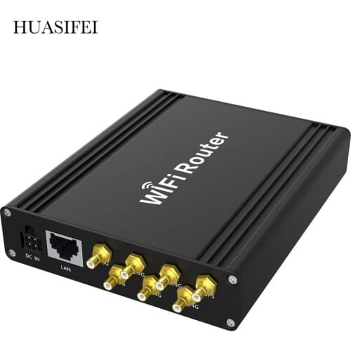 HUASIFEI 4G LTE router 5GHz car WiFi router 4g Sim card industrial router travel GPS 1200Mbps dual frequency portable 4g wifi ro