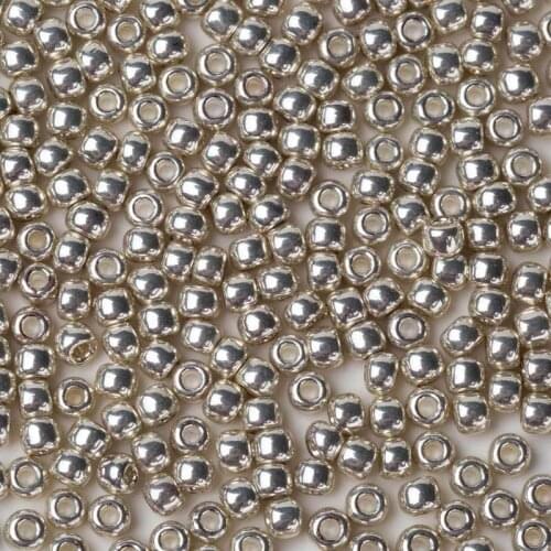 Taidian 11/0 Round Toho Beads Galvanized Aluminium Toho Perles De Rocailles For Broderie De Perles 10 Grams/lot About 1000Pieces