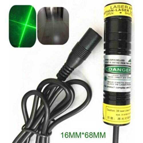Grass Green Cross Laser Module Diode Marking Machine Laser Light 40mw 510nm