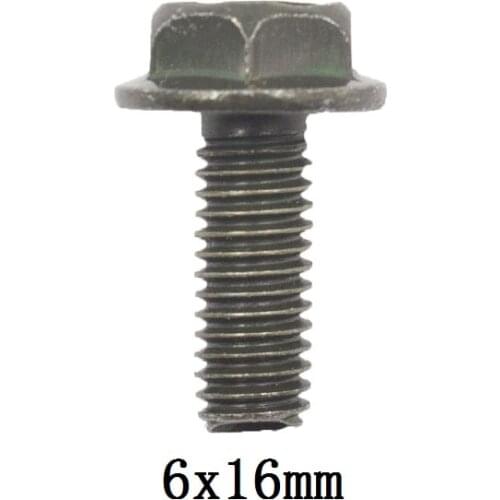 M6 Car Metal Nut Body Screw Fender Fixeding Rivet 6x16mm Hex Bolts Metric Thread Screw Rod