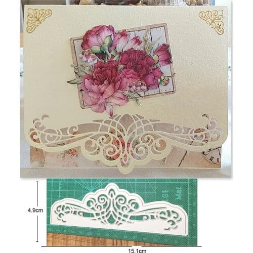 Craft dies metal cutting dies cut die lace background strip Scrapbooking dies crafts paper knife mould blade punch stencils dies