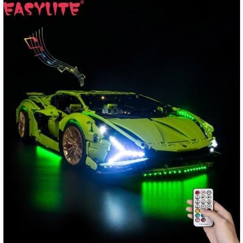 LED Light Set For 42115 Sián FKP 37 Car DIY Toys Blocks Bricks Only Lighting Kit Not Include Model