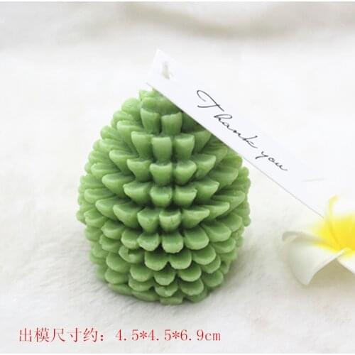 Wholesale/retail,free shipping , c1003 pine cone candle aroma gypsum mold cake mould baking tool