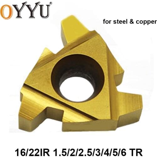 OYYU 16IR 22IR 1.5TR 2TR 2.5TR 3TR 4TR 5TR 6TR BYM11 16 IR 1.5 2 2.5 3 4 5 6 TR Carbide Inserts Lathe Cutter Turning Tool