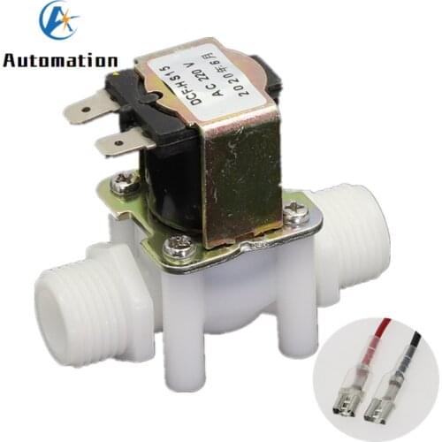 G1/2" Plastic solenoid valve water valve 12v 24v 220v ,Electronic valve ,NO/NC