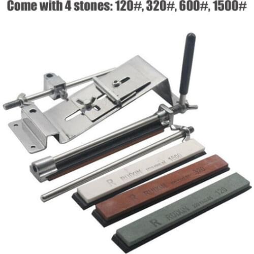 Profession Kitchen Knife Sharpening Tool Scissor Blade Knife Sharpener Tools With 4 Stones Sharpen Stone