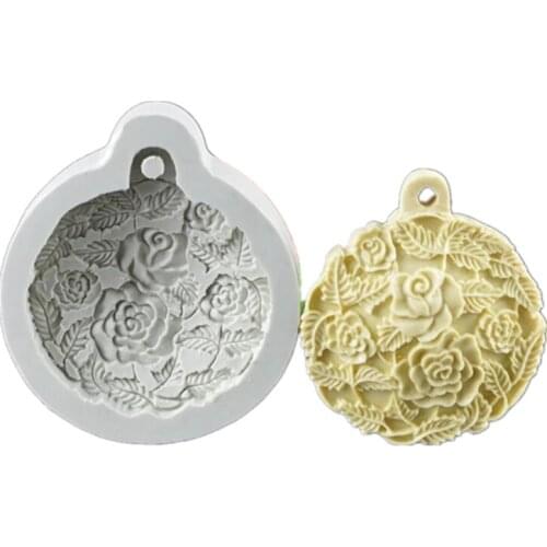 Rose Craft Art Silicone Soap Mold 3D Craft Molds DIY Resin Clay Candle Molds Fondant Handmade Soap Moulds H498