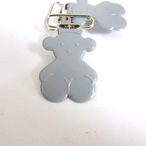 25PCS 1" 25mm #33 NAVY BLUE COLOR Teddy Bear Suspender Clips Pacifier Clips