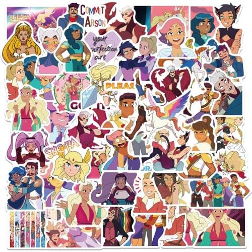 10/30/50pcs Classic Animated Xi Rui And Extraordinary Princesses Graffiti Stickers Decorate Pencil Cases Walls Floors Toys