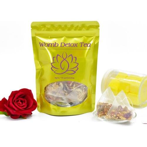 5 Packs Warm Womb Detox Tea Uterus Care Relieve Menstrual Pain Detoxify Vagina Balance PH Hormones Dry Skin Fertility Teabags