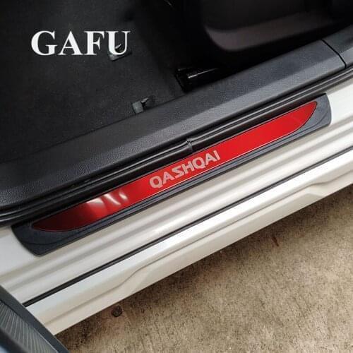 For Nissan Qashqai J11 2018 2019 2020 Accessories Stainless Steel Car Door Sill Scuff Plate Guard Protector Sticker 2015-2020