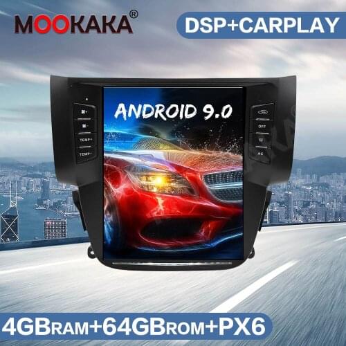 Tesla Style Android 9.0 4GB 64GB Car Radio GPS Navigation For Nissan Sylphy 2012-2017 Carplay Multimedia Player Stereo Head Unit