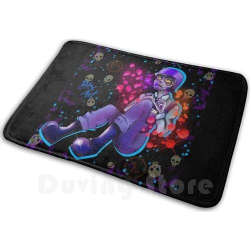 Benrey ( Hlvrai ) Carpet Mat Rug Cushion Soft Benrey Half Life Sweet Voice Benry Biky Biky Art Hlvrai Passport Black