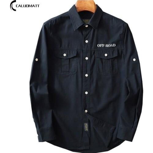 CALUOMATT Men's Plain T-shirts