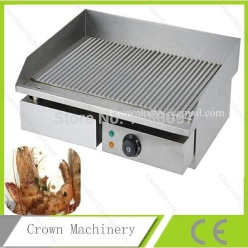 Electric Grooved Cast iron griddle; Grill Griddle Oven