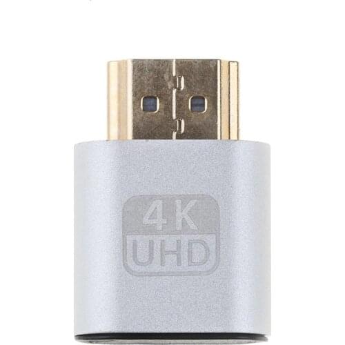 VGA HDMI-compatible Dummy Plug Virtual Display Emulator Adapter Support 1920x1080P DDC Edid For Video Card BTC Mining Miner